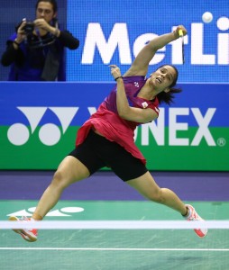 French Open 2015 - Day 3 - Saina Nehwal of India