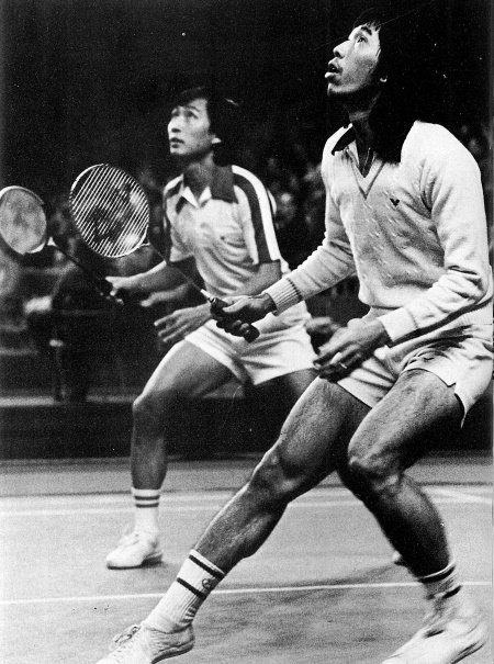 Tjun Tjun and Wahjudi, men’s doubles winners in 1977