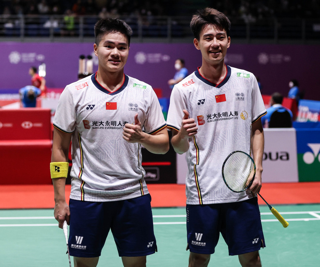 Liang and Wang paired up at the Thailand Open in May.