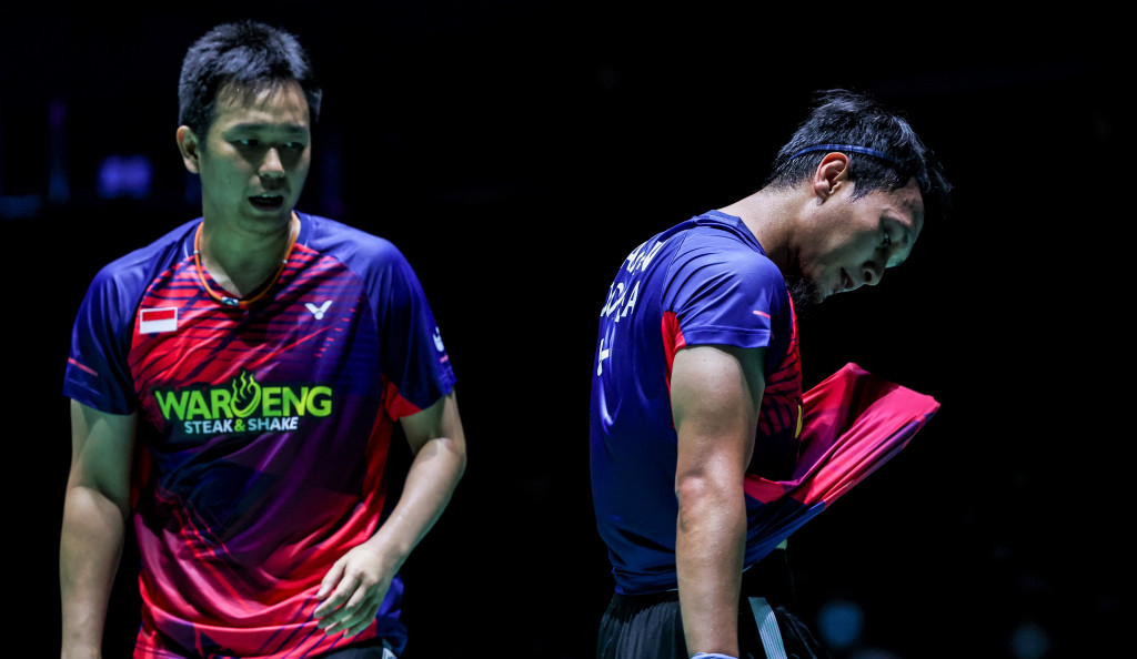 Ahsan and Setiawan were unable to find a way past the Malaysians’ tactics.