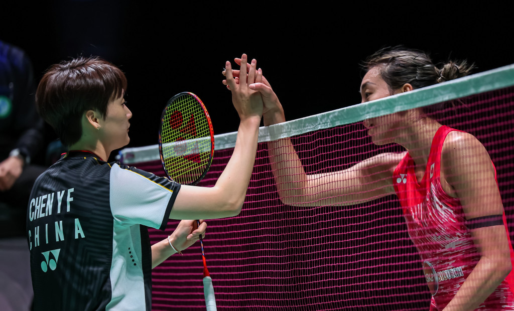 Chen Yu Fei overcame a strong challenge from Michelle Li.