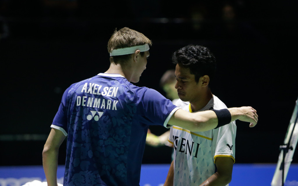 Axelsen will face Wardoyo for the third time this year.
